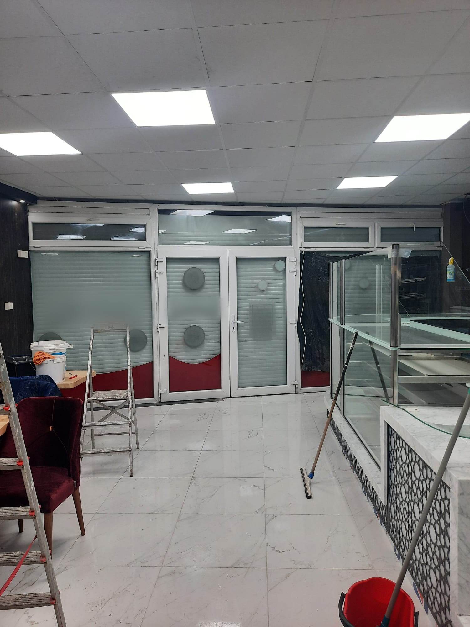 Commerce en cours de rénovation